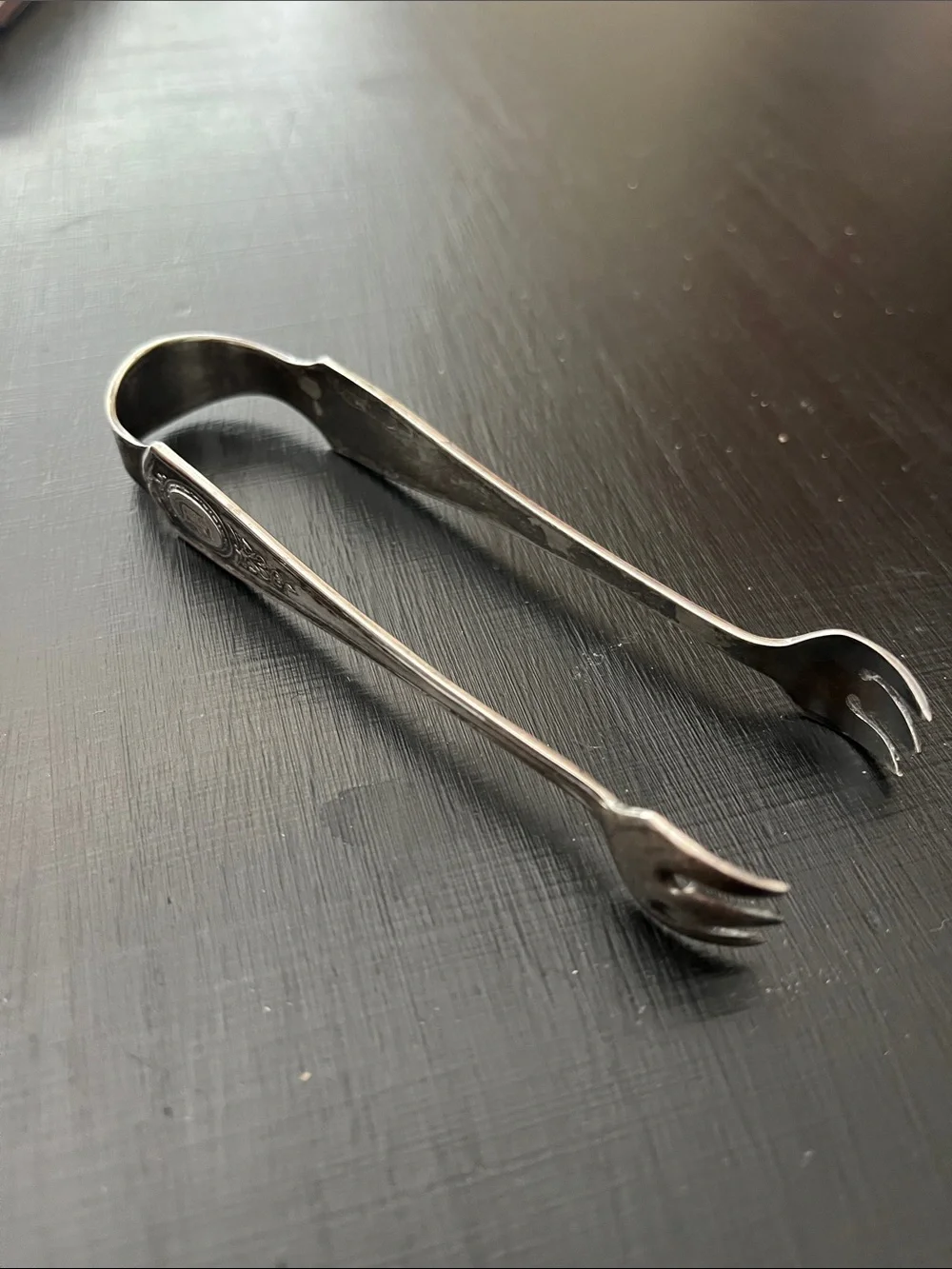 Vintage Sliver Plated mini Serving Tongs